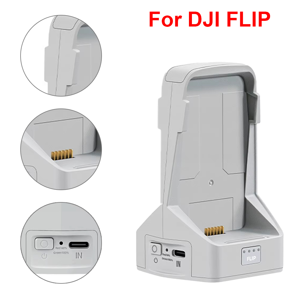 Drone Charging Hub - เครื่องชาร์จแบตเตอรี่สําหรับ DJI Flip 2-way CHARGING HUB