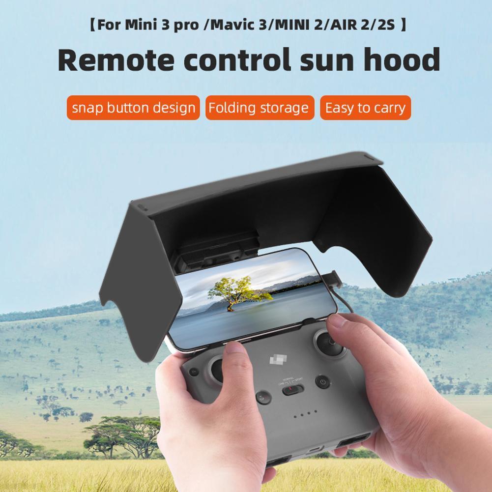 Drone Sun Shade - รีโมทคอนโทรล ที่บังแดด อุปกรณ์เสริมโดรน ป้องกันแสงสะท้อน ป้องกันดวงตาแบบพับได้ สำหรับมาวิค
