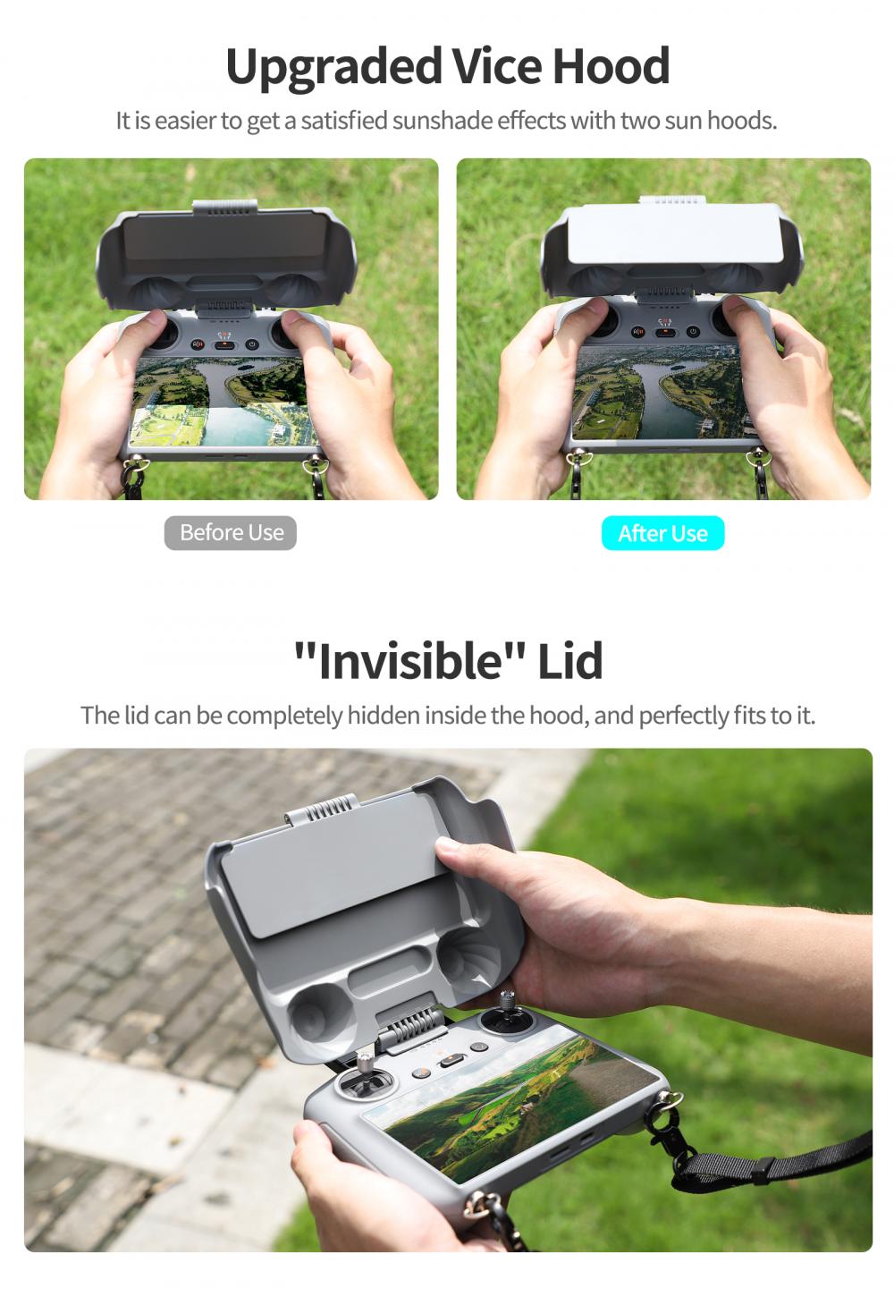 เปลือกป้องกันหน้าจอ บังแดด สำห - Drone Neck Strap บทวิจารณ์และราคา